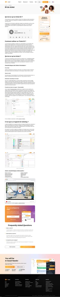 Un identifiant de ticket peut également vous aider à compléter ou à communiquer rapidement le statut du problème de votre client. Un ticket est une demande de service émanant d'un utilisateur final.