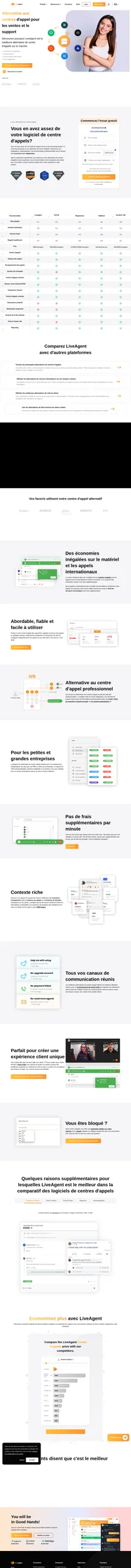 Passez en revue les meilleures solutions de centres d'appels pour 2024 en vous basant sur les tarifs, les fonctionnalités et les avis des clients sur Capterra, G2, et bien d'autres encore !
