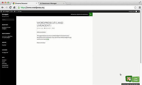 LiveAgent-WordPress-integration LiveAgent-WordPress-integration