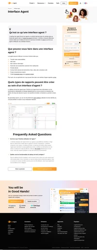 L'interface de l'agent signifie que l'agent a la pleine puissance de tout ce qui lui est lié lorsqu'il se connecte. Il peut gérer, personnaliser et définir son profil comme il le souhaite.