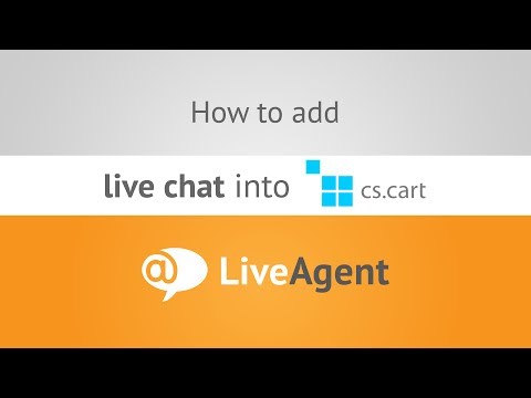 Youtube video: How to add live chat to CSCart store www.liveagent.com