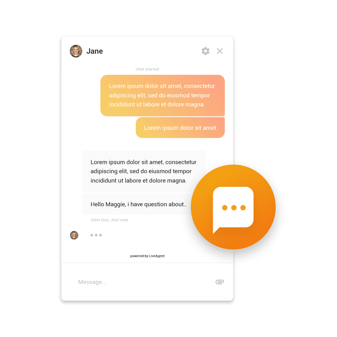 Chat button gallery LiveAgent