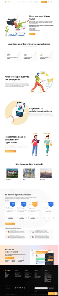 Rendez-vous à New York pour prendre un café afin de discuter de la manière dont LiveAgent peut améliorer votre entreprise grâce à un meilleur logiciel de centre d'assistance et un meilleur service client.
