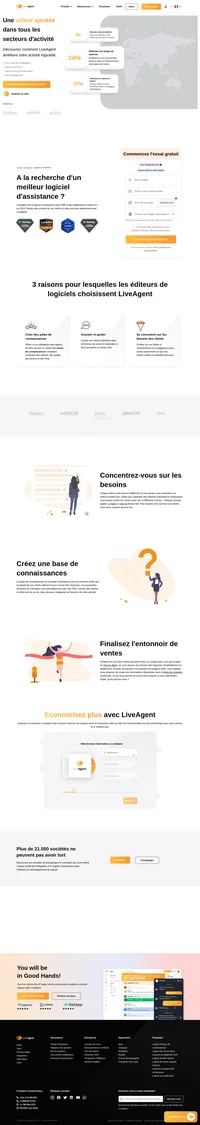 Vous vous demandez ce qui fait de LiveAgent la solution idéale pour les sociétés de développement de logiciels ? Voici trois raisons pour lesquelles ils nous choisissent.