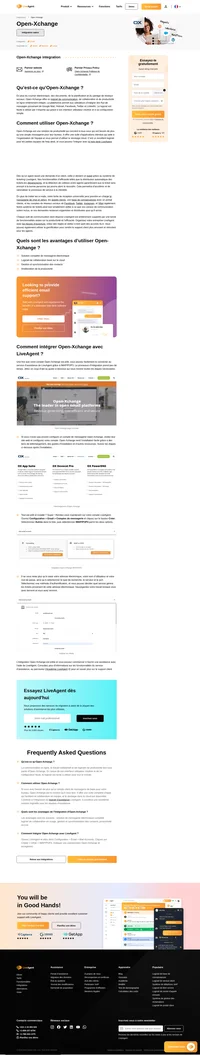 Open-Xchange est un logiciel de collaboration, de communication et de productivité en ligne qui offre des options de communication par email aux entreprises.