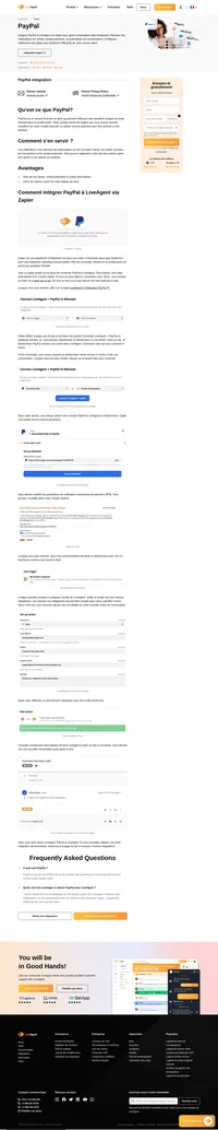 L'intégration de PayPal vous permet de gérer la facturation des clients depuis LiveAgent. Il suffit de l'intégrer via Zapier et de commencer à en tirer des avantages.