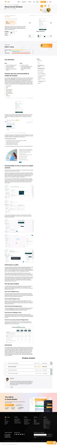 Vous souhaitez utiliser le Chatbot Zendesk pour traiter les demandes des clients ? Découvrez s'il en vaut la peine dans notre revue. Prix, avantages, performances et plus encore.