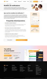 Les modèles de notification vous permettent de préparer des modèles, que vous pouvez utiliser ultérieurement. Ainsi, vous et les membres de votre équipe gagnez beaucoup de temps.