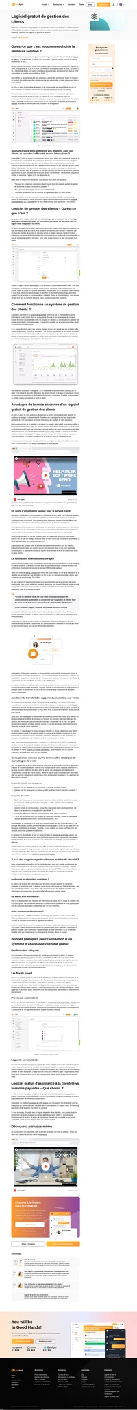 La mise en œuvre d'un logiciel gratuit et robuste de gestion des clients est essentielle si vous voulez que votre entreprise réussisse. Découvrez les avantages et les meilleures pratiques.