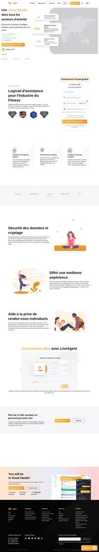 Plusieurs établissements de soins et de santé font confiance à LiveAgent en tant que solution de référence lorsqu'il s'agit de fournir une assistance à la clientèle. Essayez-le et vous verrez pourquoi.
