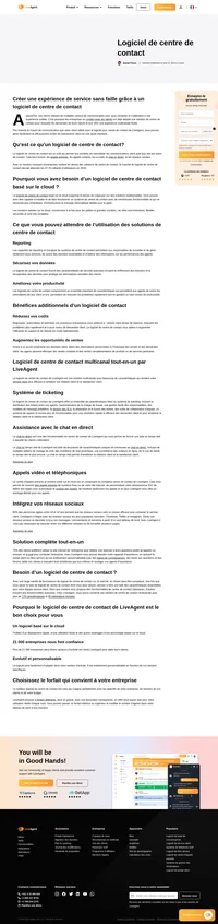 Le logiciel de centre de contact de LiveAgent vous permet d'organiser tous vos moyens de communication avec vos clients en une seule boite de réception unifiée.