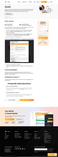 Améliorez votre interaction client avec l'intégration Weebly pour LiveAgent. L'intégration Weebly vous permet de placer un bouton de chat en direct sur votre site Web Weebly.