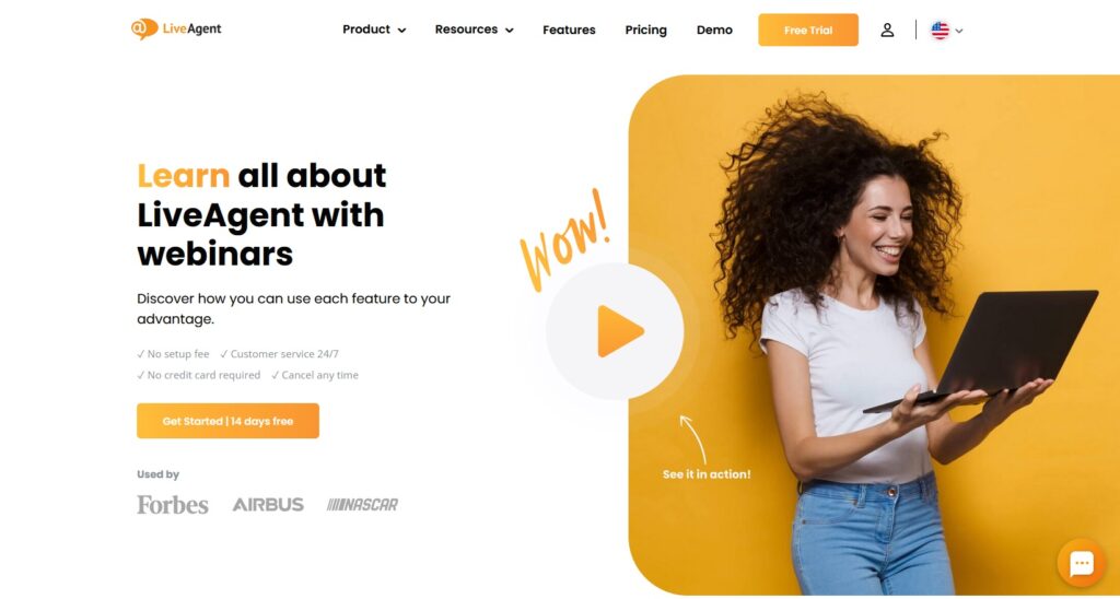 LiveAgent’s webinars