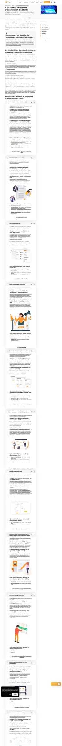 Un programme de conformité robuste contre le blanchiment d'argent est essentiel pour toutes les institutions financières. Cette check-list du programme d'identification des clients vous aide à répondre à toutes les exigences légales.